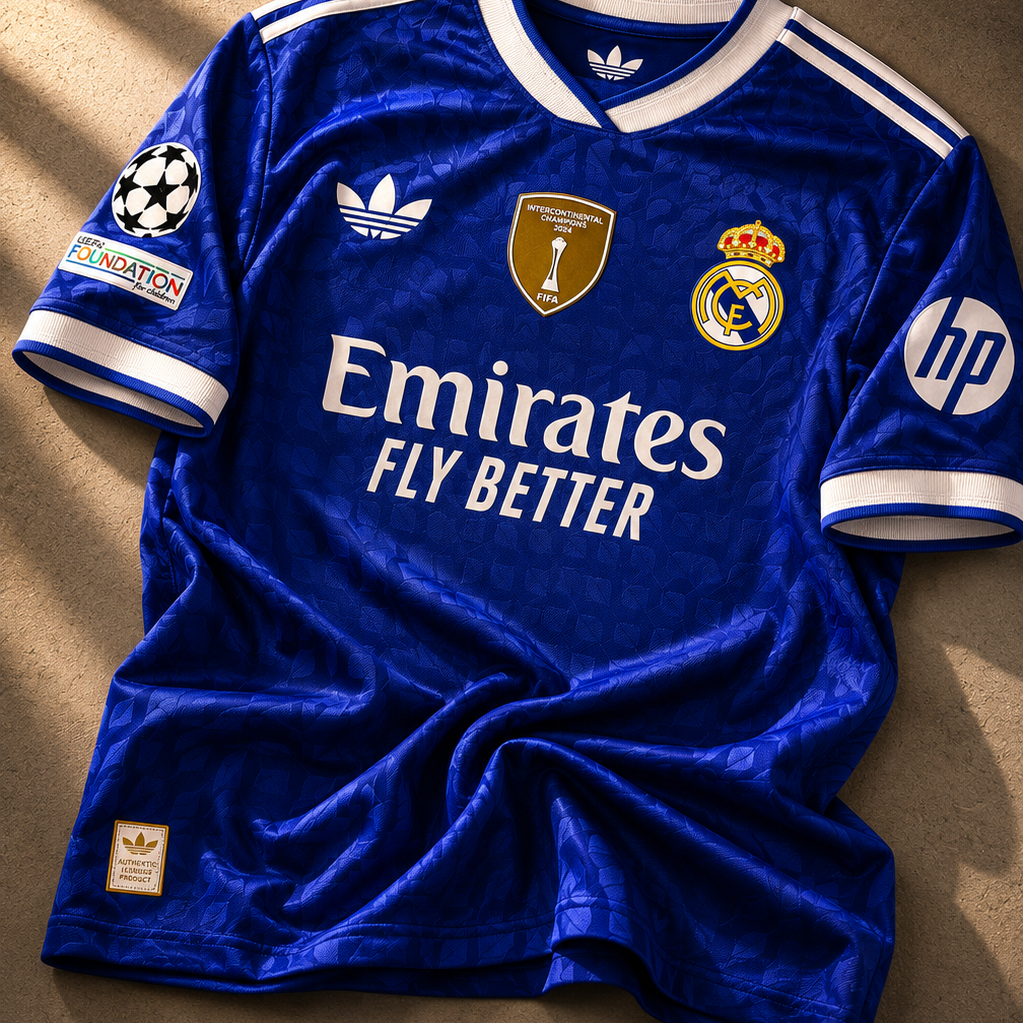 Real Madrid Blue Player Edition Jersey