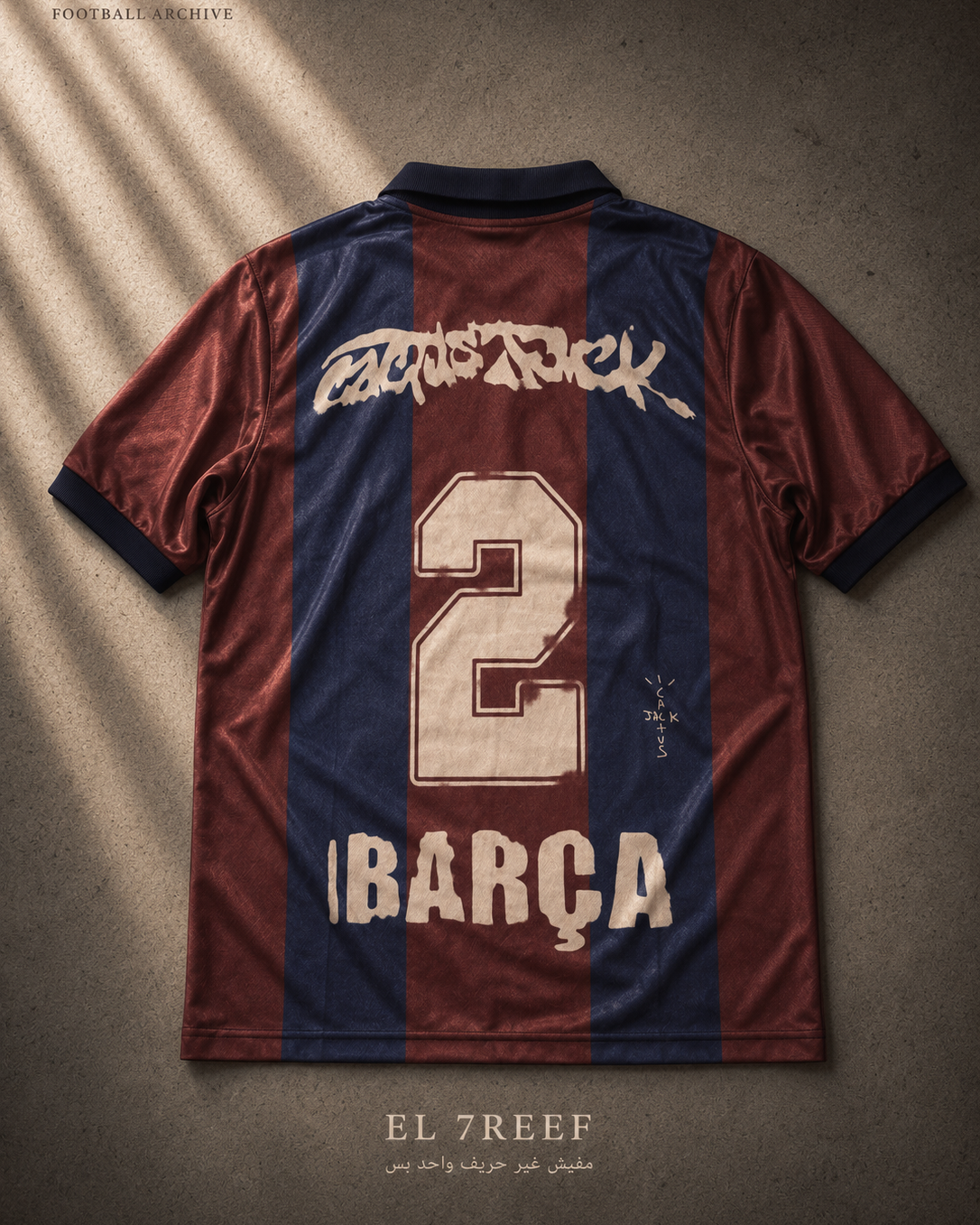 Barcelona collapsed Travis Scott jersey
