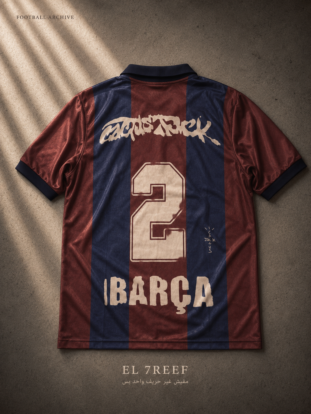 Barcelona collapsed Travis Scott jersey